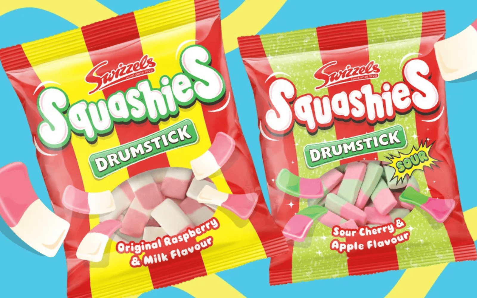 Image of Swizzels Squashies Drumstick original and Sour