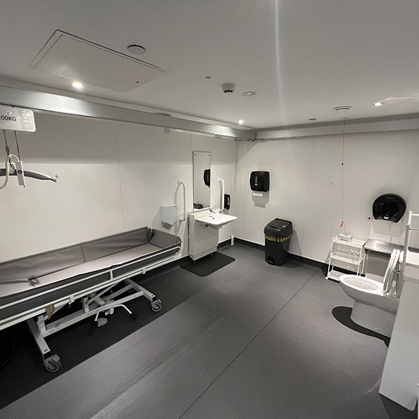 The SEC Centre accessible bathroom.